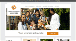 Desktop Screenshot of centroformazioneassistenza.com