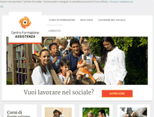 Tablet Screenshot of centroformazioneassistenza.com